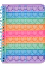 Happy Stripe Popper Journal