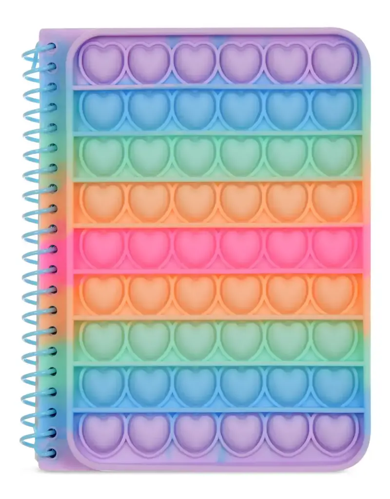 Happy Stripe Popper Journal