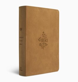 ESV Student Study Bible®  TruTone®, Nubuck Caramel, Wildflower Design