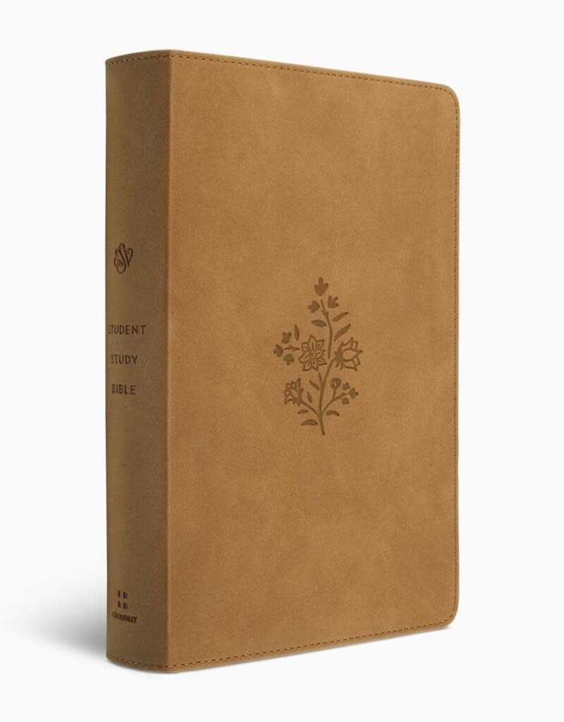 ESV Student Study Bible®  TruTone®, Nubuck Caramel, Wildflower Design