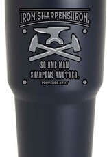 Tumbler Iron Sharpens Iron Black 30oz