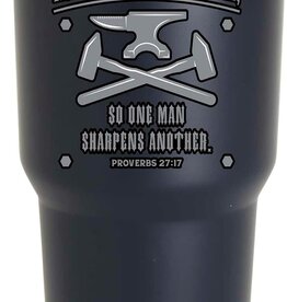 Tumbler Iron Sharpens Iron Black 30oz