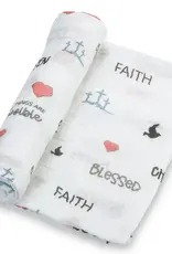 All Things Possible Baby Swaddle Blanket
