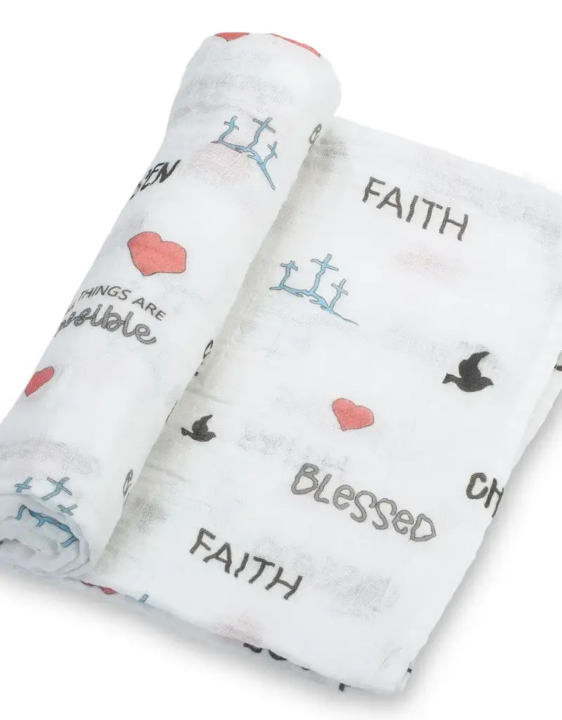 All Things Possible Baby Swaddle Blanket
