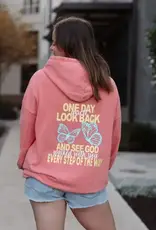 One Day You'll Look Back- Oversized Hoodie (Sunset)
