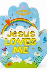 Jesus Loves Me Praying Hands Shaped Board Book