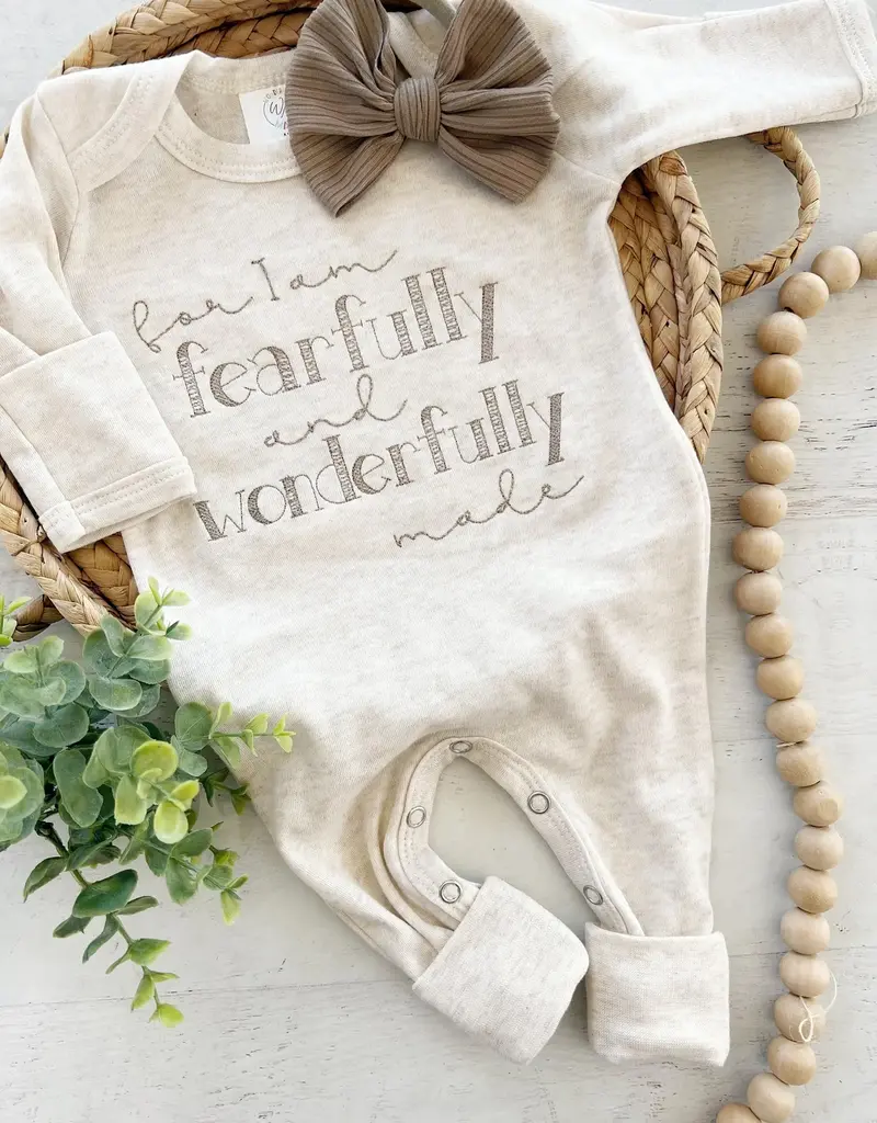 Fearfully and Wonderfully Made Baby Romper