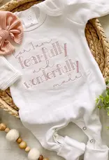 Baby Girl  White Romper Fearfully Wonderfully Made
