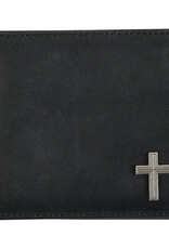 Silver Cross Black Genuine Leather Wallet