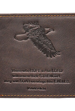 Wallet-Genuine Leather-Wings Like Eagles-Brown