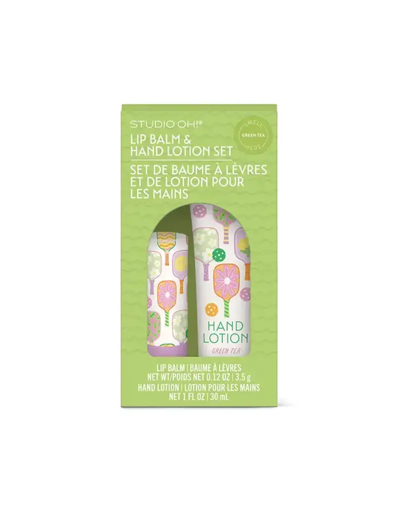 Pickleball Rally Lip Balm & Hand Lotion Set
