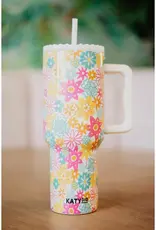 Spring Flowers Stainless Steel Tumbler