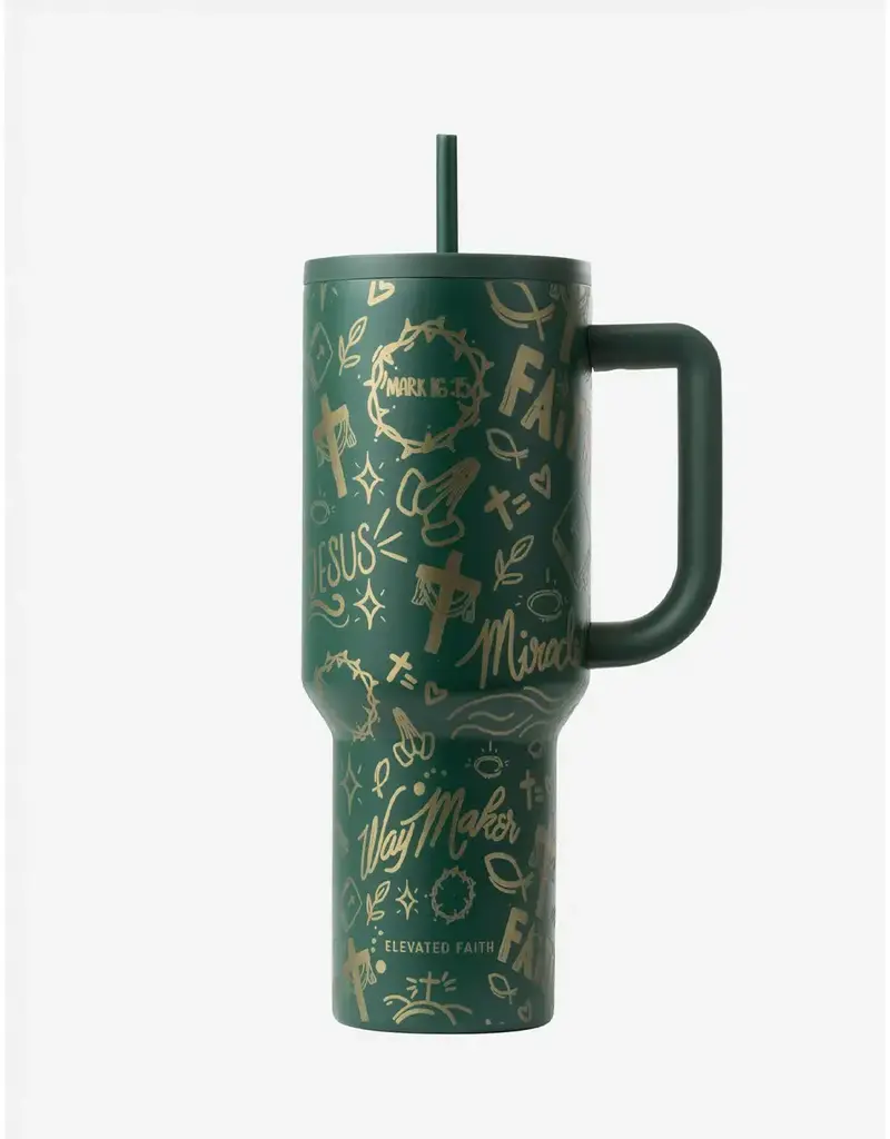 Green Allover Print 40 oz Ascend Tumbler