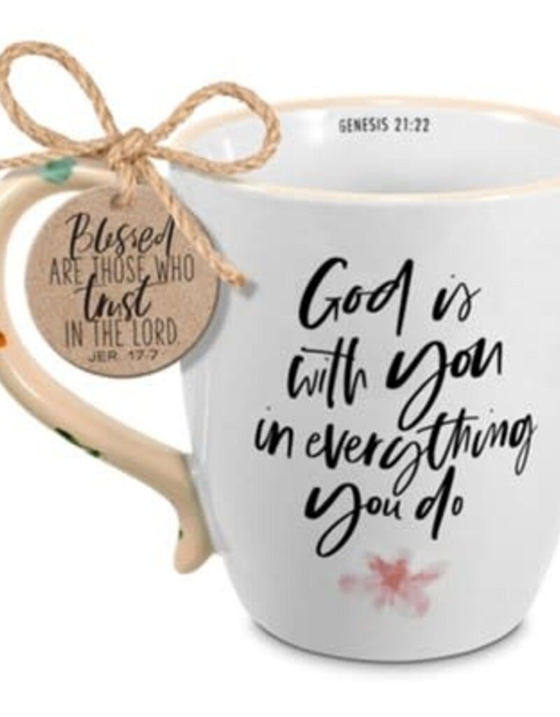 God Is With You, Genesis 21:22, Mug