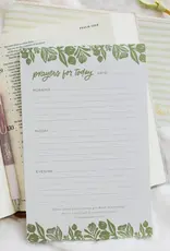 Prayers For Today Notepad | Green Laurel