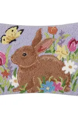 Lavender Bunny Hook Pillow