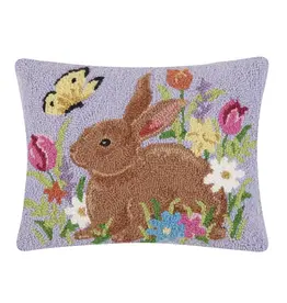 Lavender Bunny Hook Pillow
