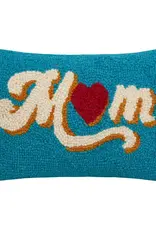 Mom Heart Hook Pillow