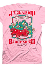 Berry Much Cherished Girl Adult Tee
