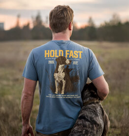 Hold Fast Hunting Dog Adult Tee