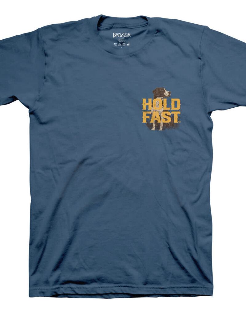 Hold Fast Hunting Dog Adult Tee