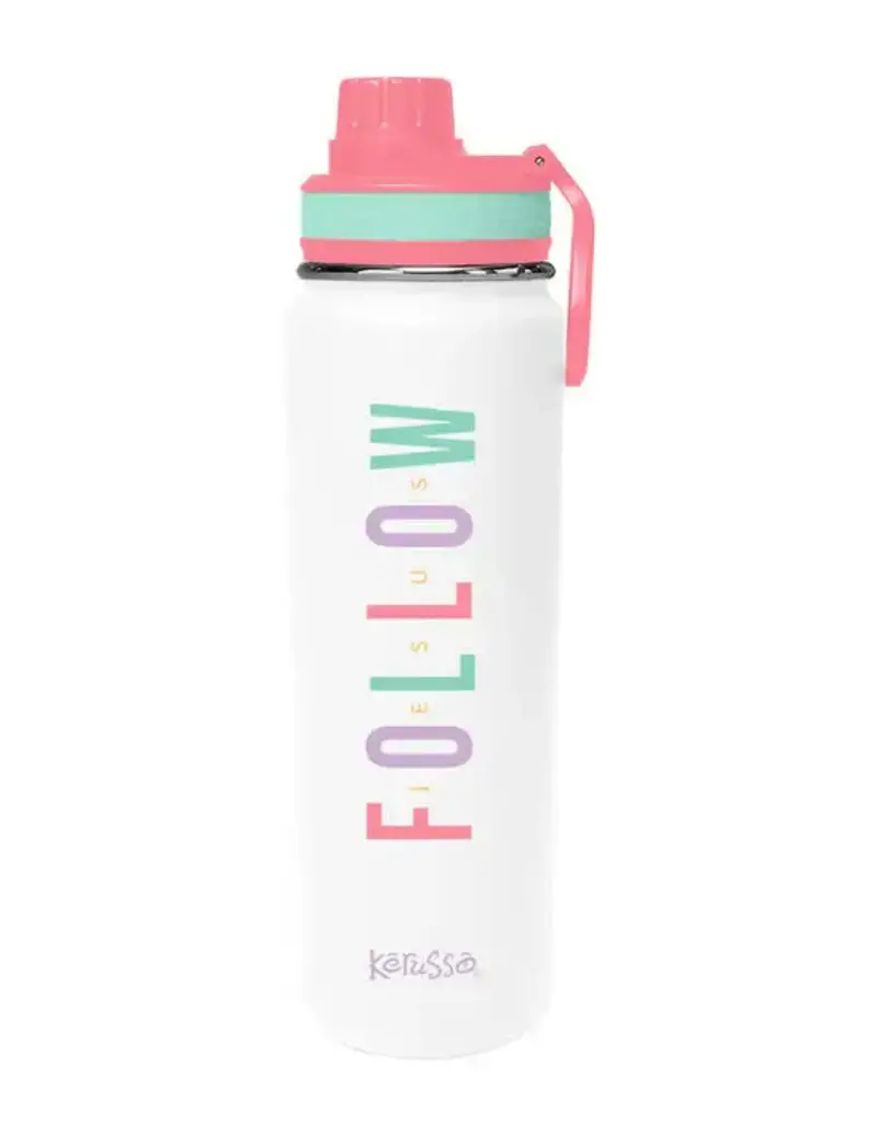 Kerusso 24 oz Stainless Steel Bottle Follow