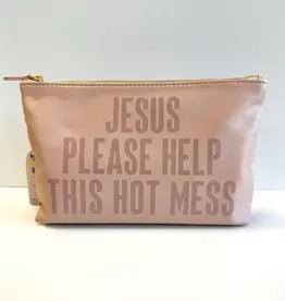 Jesus Please Help This Hot Mess Catch All Pouch