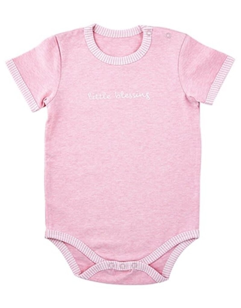 Snapshirt-Cream/Pink-Little Blessing (0-3 Months)