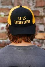 'it Is Finished' Black & Yellow Snapback Hat