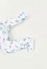 David & Goliath Blue PJ Footed Onesie Cotton