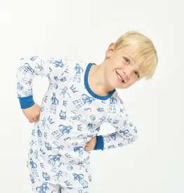 David & Goliath Blue PJ Long Sleeve Set Cotton