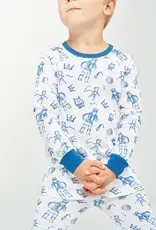 David & Goliath Blue PJ Long Sleeve Set Cotton