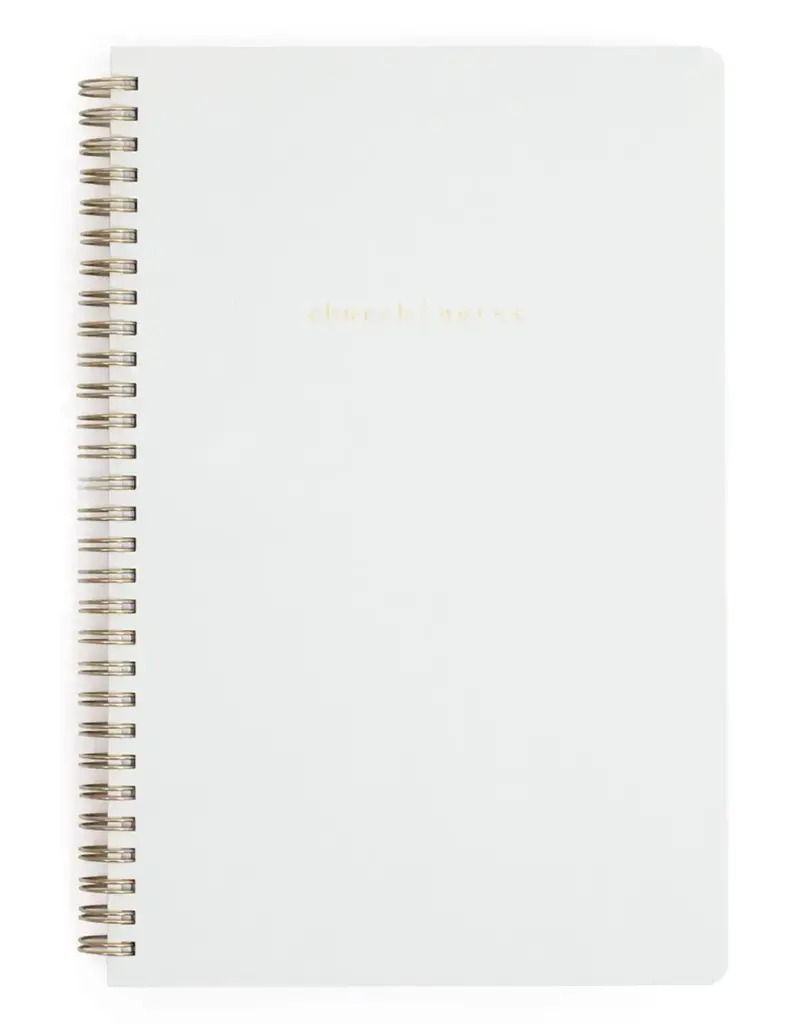 Church Notes Bible Study Notebook Dove Grey