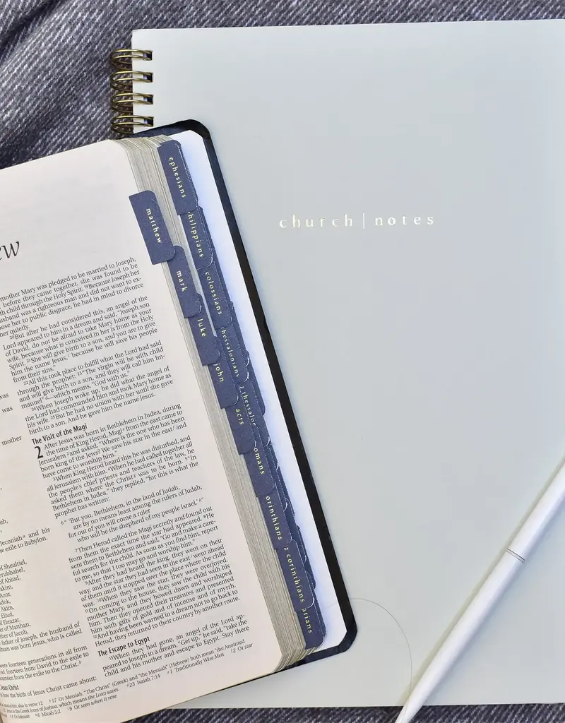 Church Notes Bible Study Notebook Dove Grey
