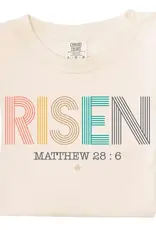 Risen Easter Ivory Christian Tee