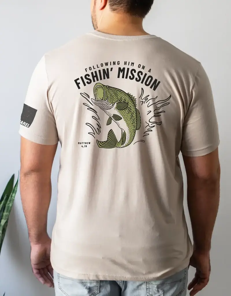 Fishin' Mission Christian Graphic Tee