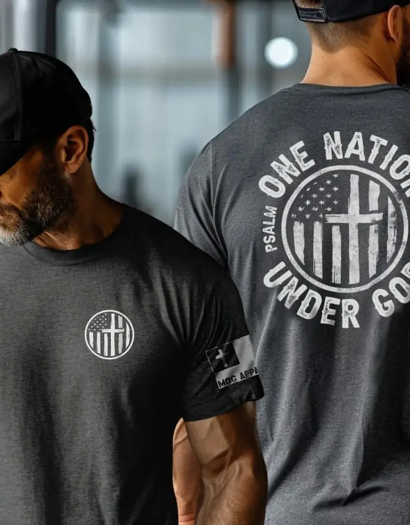One Nation Under God Cross Tee