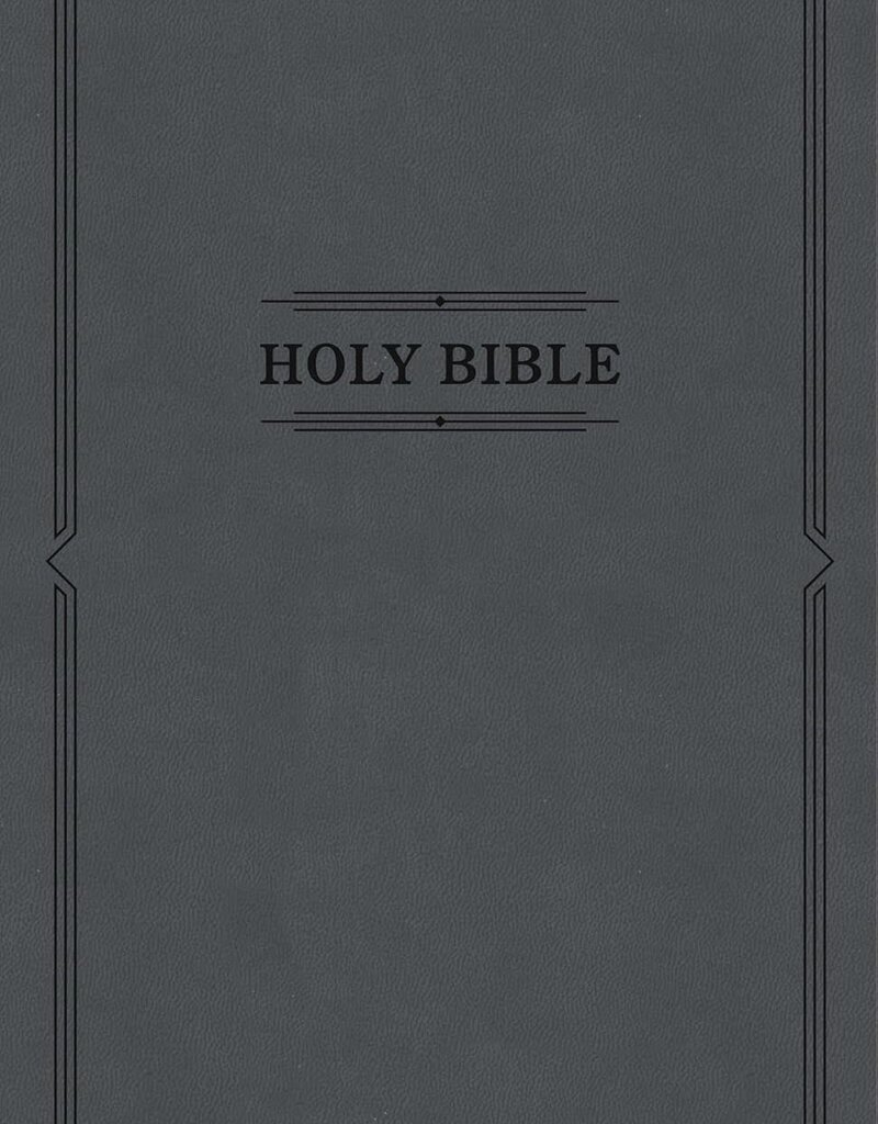 KJV Thinline Bible (Value Edition)-Charcoal