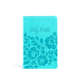 KJV Thinline Bible (Value Edition)-Teal LeatherTouch