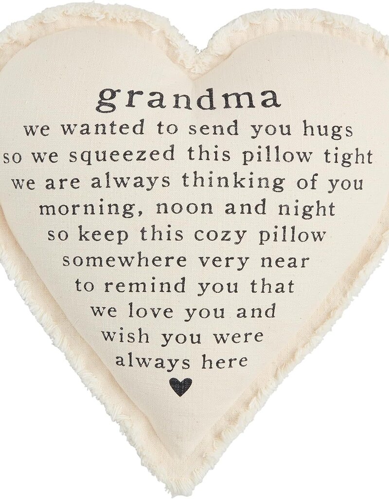 GRANDMA HEART PILLOW
