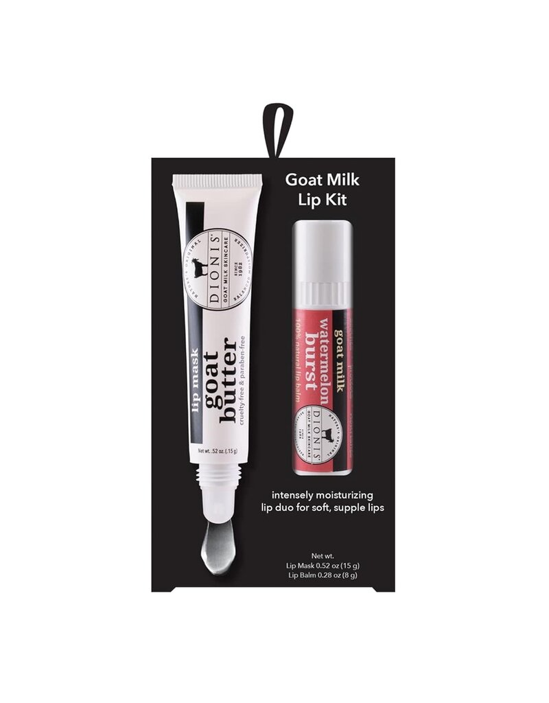 Dionis Goat Butter Overnight Lip Mask & Lip Balm Kit Watermelon