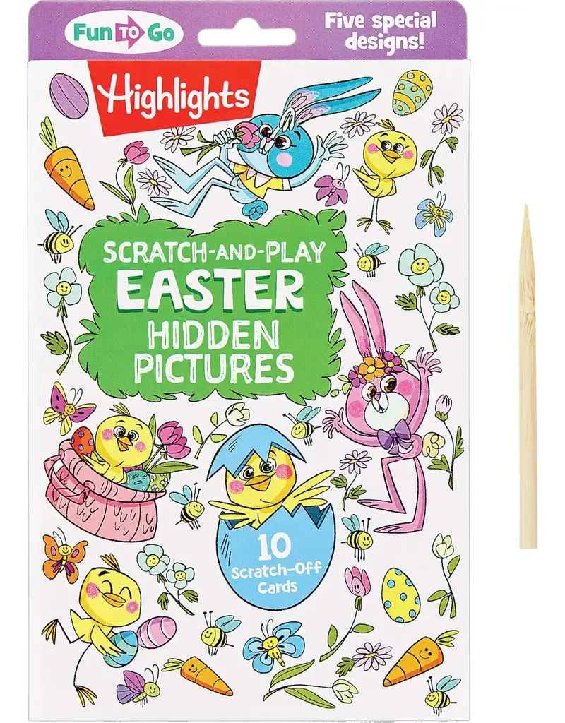 Scratch-And-Play Easter Hidden Pictures
