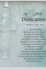 Baby Dedication Gift USA Handmade Glass Cross