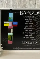 Baptized Cross USA Handmade Glass