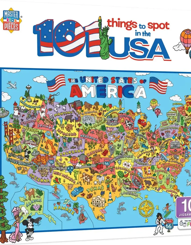 101 Things to Spot in the USA 101 pc 8x8 setup
