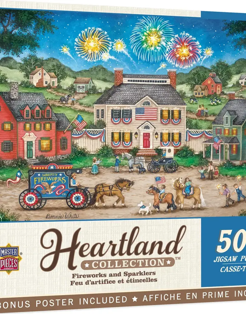 Heartland Collection - Fireworks and Sparklers 550pc Puzzle