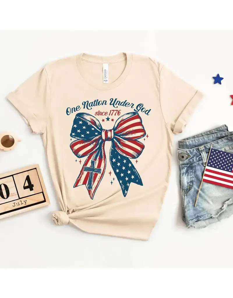 One Nation Under God Patriotic Tee