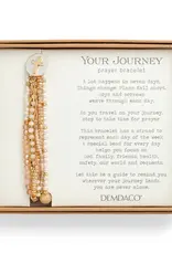 Beaded Prayer Bracelet - Champagne