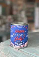Happy 4th of July Coconut Lime Paint Can Candle