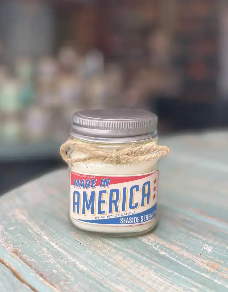 Made in America 8oz Mason Jar Candle - Seaside Serenity
